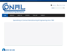Tablet Screenshot of conalcorp.com